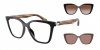 OKULARY KOREKCYJNE EMPORIO ARMANI EA 4254U 62661W 52 ROZMIAR M + NAKŁADKA